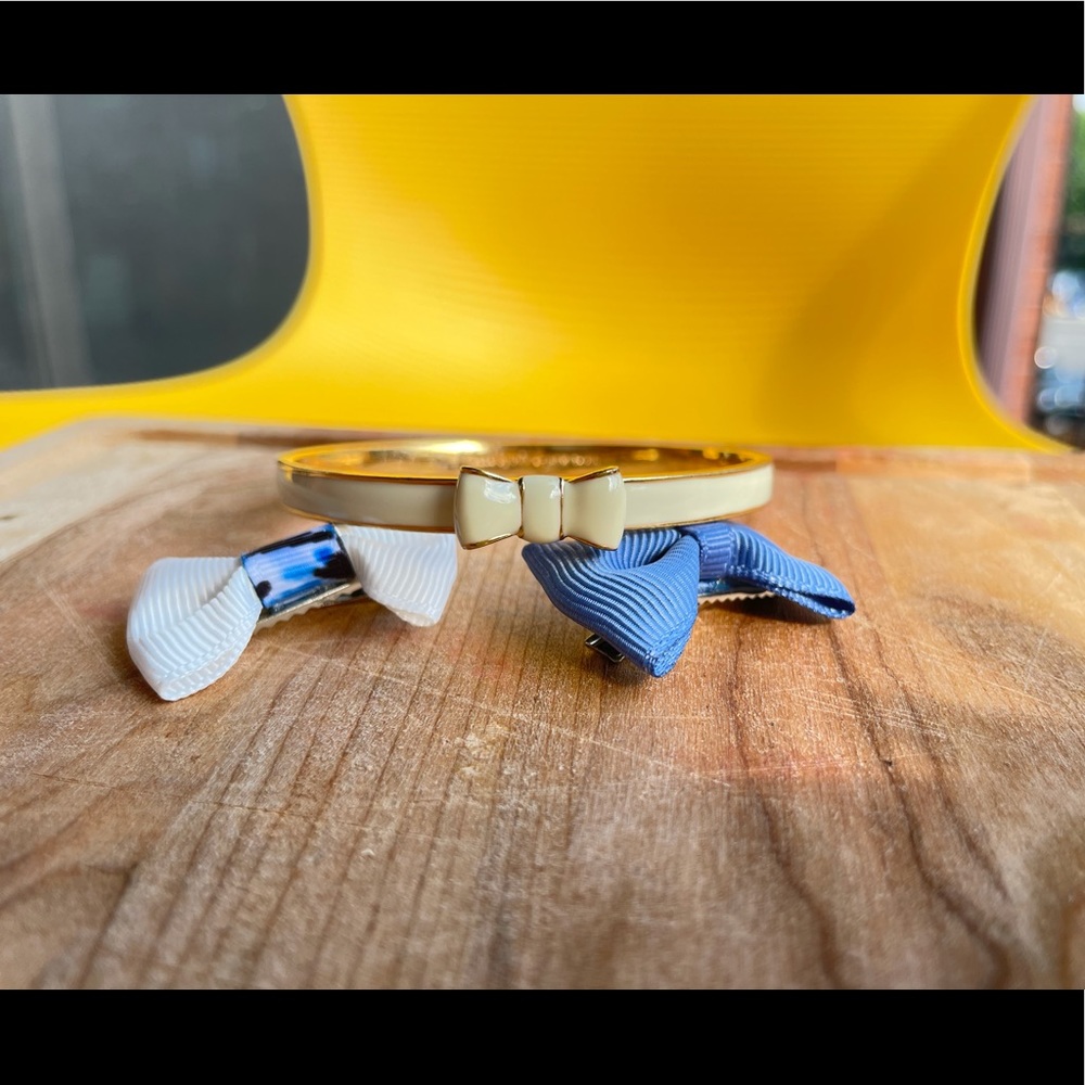 Kate spade bangle bow cream